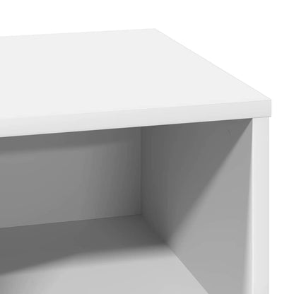 Bedside Cabinet White 50 x 34.5 x 50 cm Engineered wood