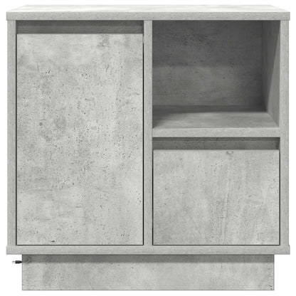 Bedside Cabinet 2 pcs Concrete Grey 50 x 34.5 x 50 cm