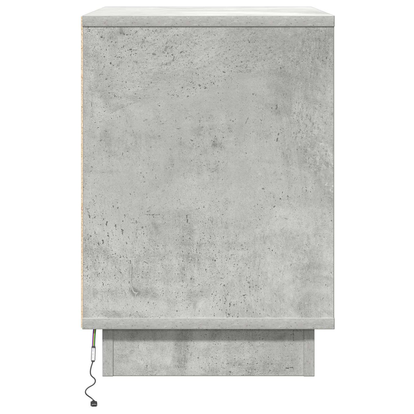 Bedside Cabinet 2 pcs Concrete Grey 50 x 34.5 x 50 cm