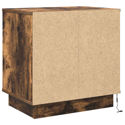 Bedside Cabinet 2 pcs Smoked Oak 50 x 34.5 x 50 cm