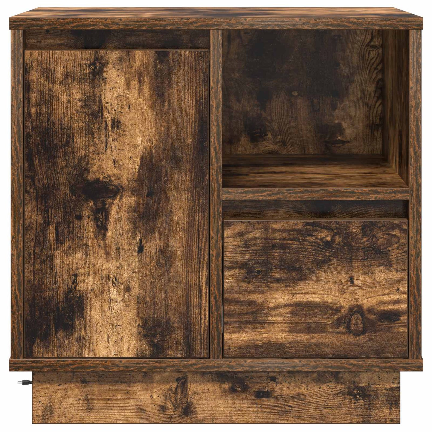 Bedside Cabinet 2 pcs Smoked Oak 50 x 34.5 x 50 cm