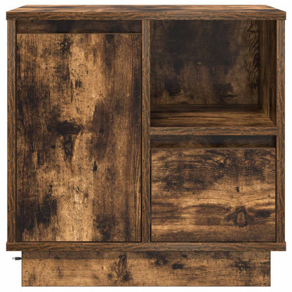 Bedside Cabinet 2 pcs Smoked Oak 50 x 34.5 x 50 cm