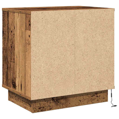 Bedside Cabinet Old Wood 50 x 34.5 x 50 cm Engineered wood