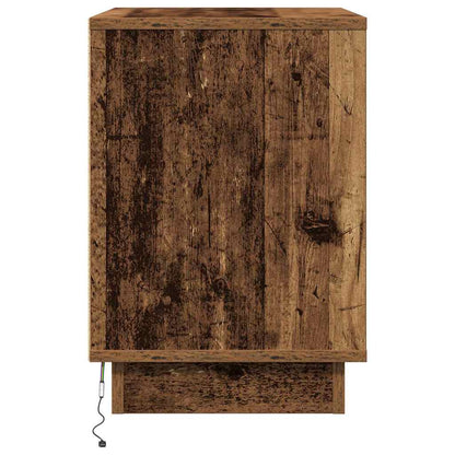 Bedside Cabinet Old Wood 50 x 34.5 x 50 cm Engineered wood