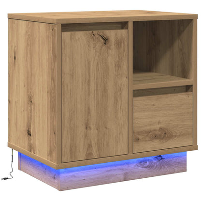 Bedside Cabinet Artisan Oak 50 x 34.5 x 50 cm Engineered wood