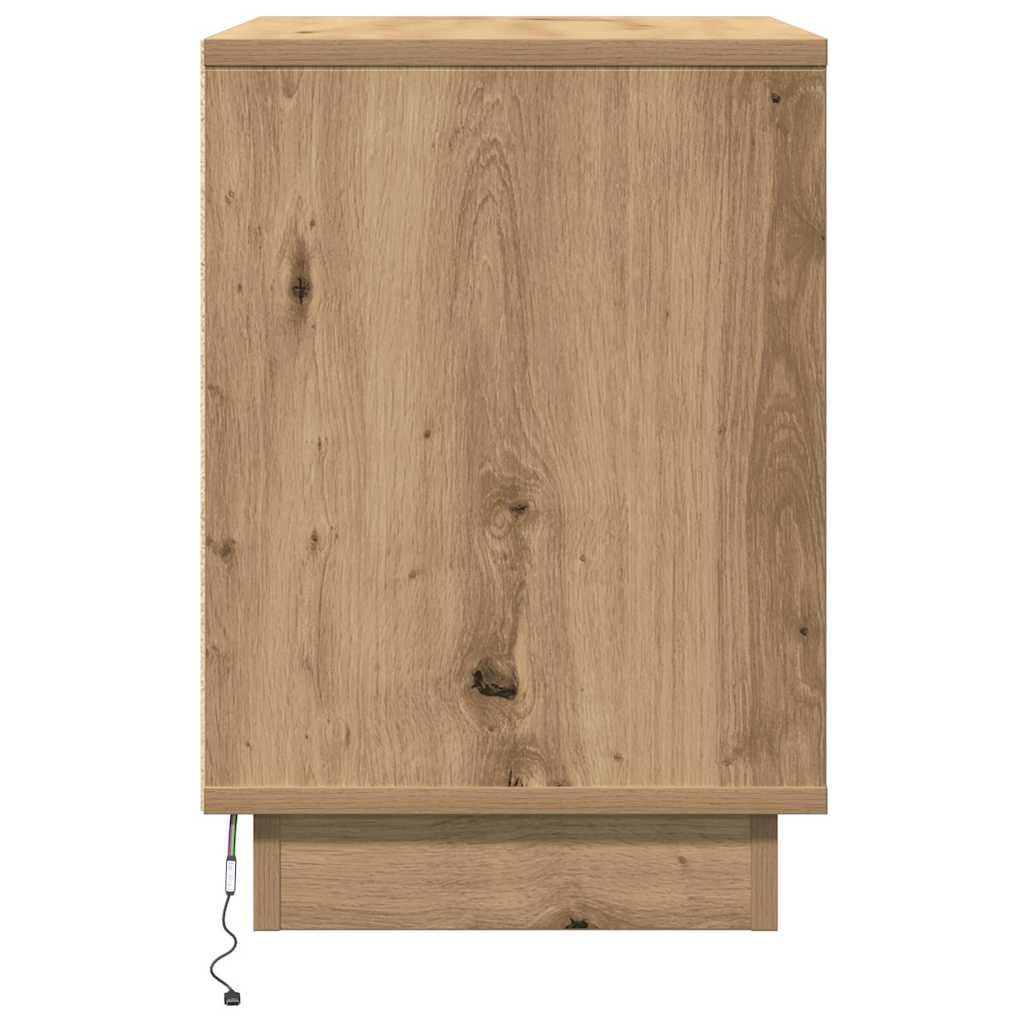 Bedside Cabinet Artisan Oak 50 x 34.5 x 50 cm Engineered wood