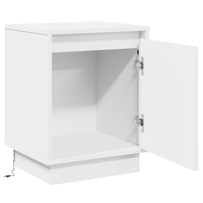 Bedside Cabinet 2 pcs White 39 x 34.5 x 50 cm Engineered wood