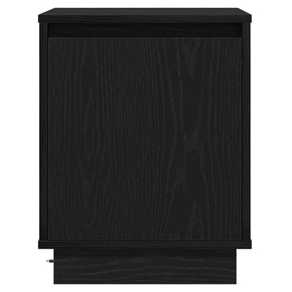 Bedside Cabinet 2 pcs Black Oak 39 x 34.5 x 50 cm