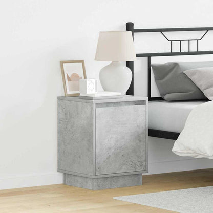 Bedside Cabinet 2 pcs Concrete Grey 39 x 34.5 x 50 cm