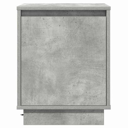Bedside Cabinet 2 pcs Concrete Grey 39 x 34.5 x 50 cm
