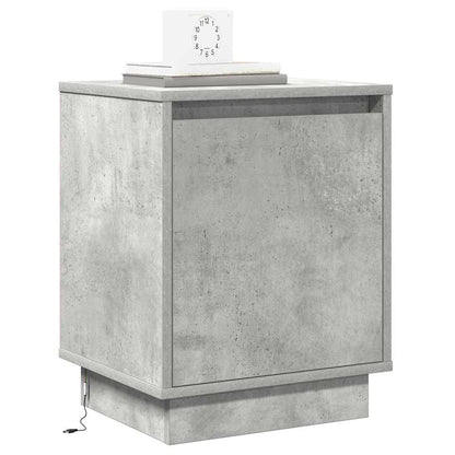 Bedside Cabinet 2 pcs Concrete Grey 39 x 34.5 x 50 cm