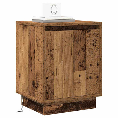 Bedside Cabinet 2 pcs Old Wood 39 x 34.5 x 50 cm