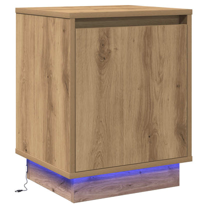 Bedside Cabinet Artisan Oak 39 x 34.5 x 50 cm Engineered wood