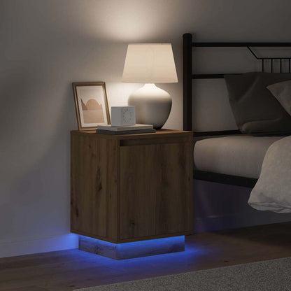 Bedside Cabinet 2 pcs Artisan Oak 39 x 34.5 x 50 cm