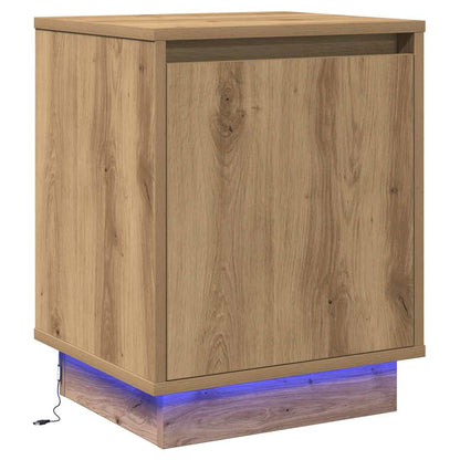 Bedside Cabinet 2 pcs Artisan Oak 39 x 34.5 x 50 cm