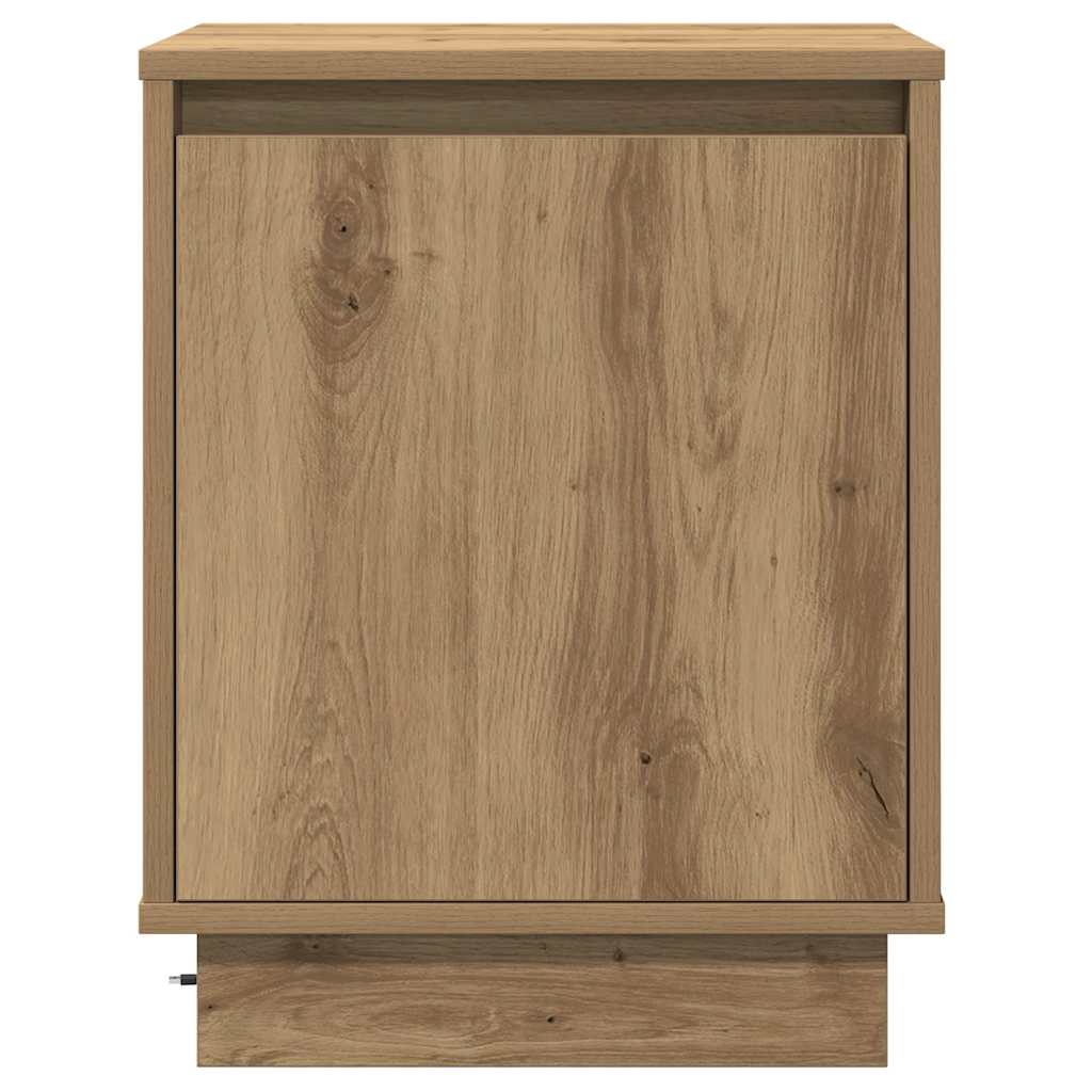 Bedside Cabinet 2 pcs Artisan Oak 39 x 34.5 x 50 cm