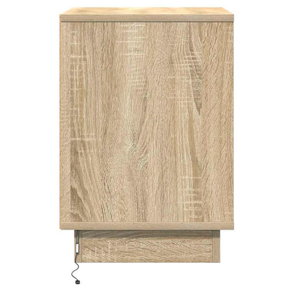 Bedside Cabinet with Drawer 2 pcs Sonoma Oak 39 x 34.5 x 50 cm