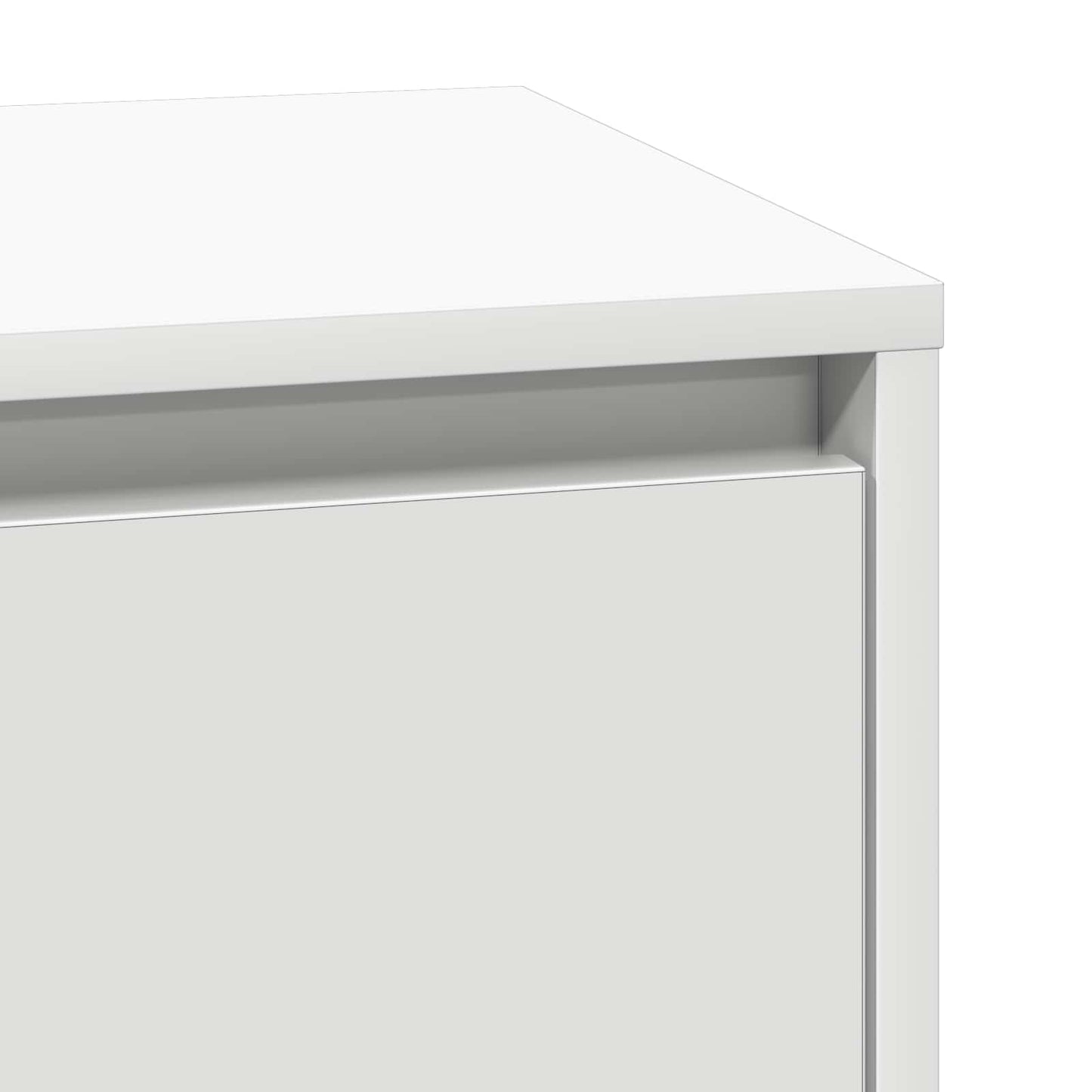 Bedside Cabinet White 39 x 34.5 x 65 cm Engineered wood