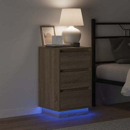 Bedside Cabinet Sonoma Oak 39 x 34.5 x 65 cm Engineered wood