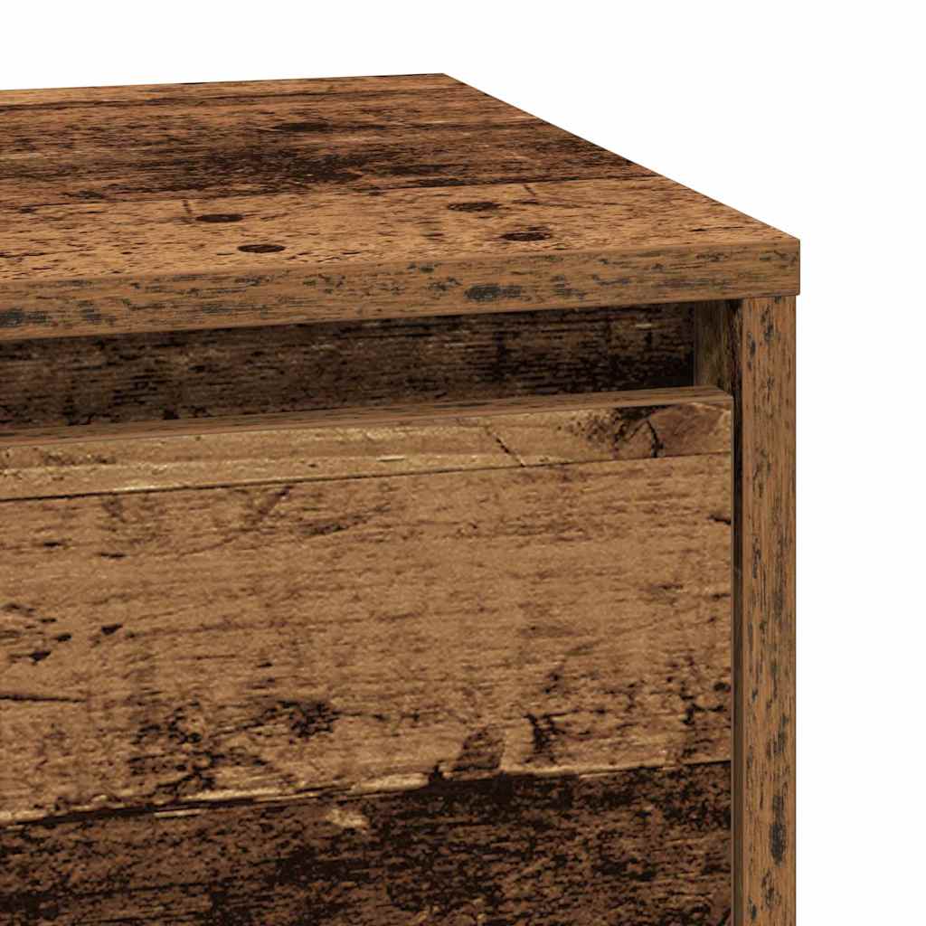 Bedside Cabinet Old Wood 39 x 34.5 x 65 cm Engineered wood