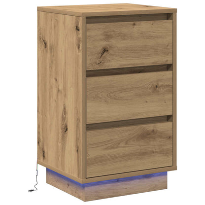 Bedside Cabinet Artisan Oak 39 x 34.5 x 65 cm Engineered wood