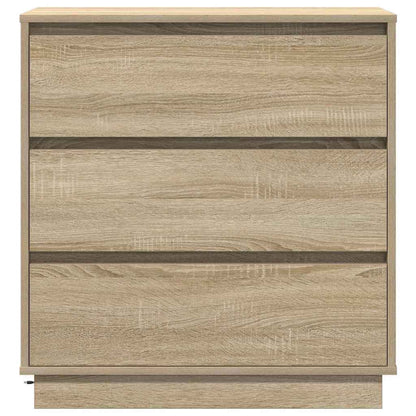 Bedside Cabinet Sonoma Oak 71 x 34.5 x 75 cm Engineered wood