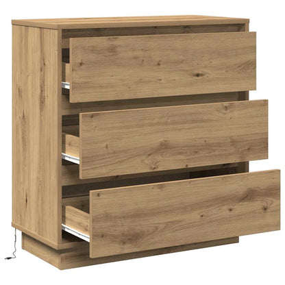 Bedside Cabinet Artisan Oak 71 x 34.5 x 75 cm Engineered wood