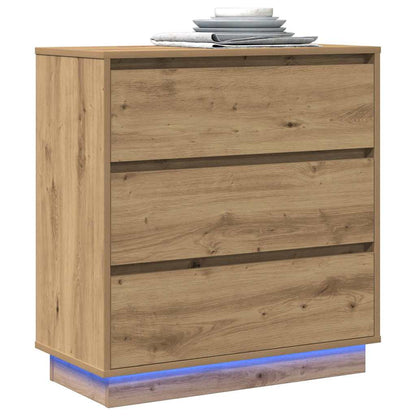 Bedside Cabinet Artisan Oak 71 x 34.5 x 75 cm Engineered wood