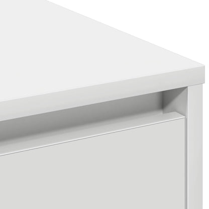 LED Sideboard for White 71 x 34.5 x 75 cm Engineered Wood