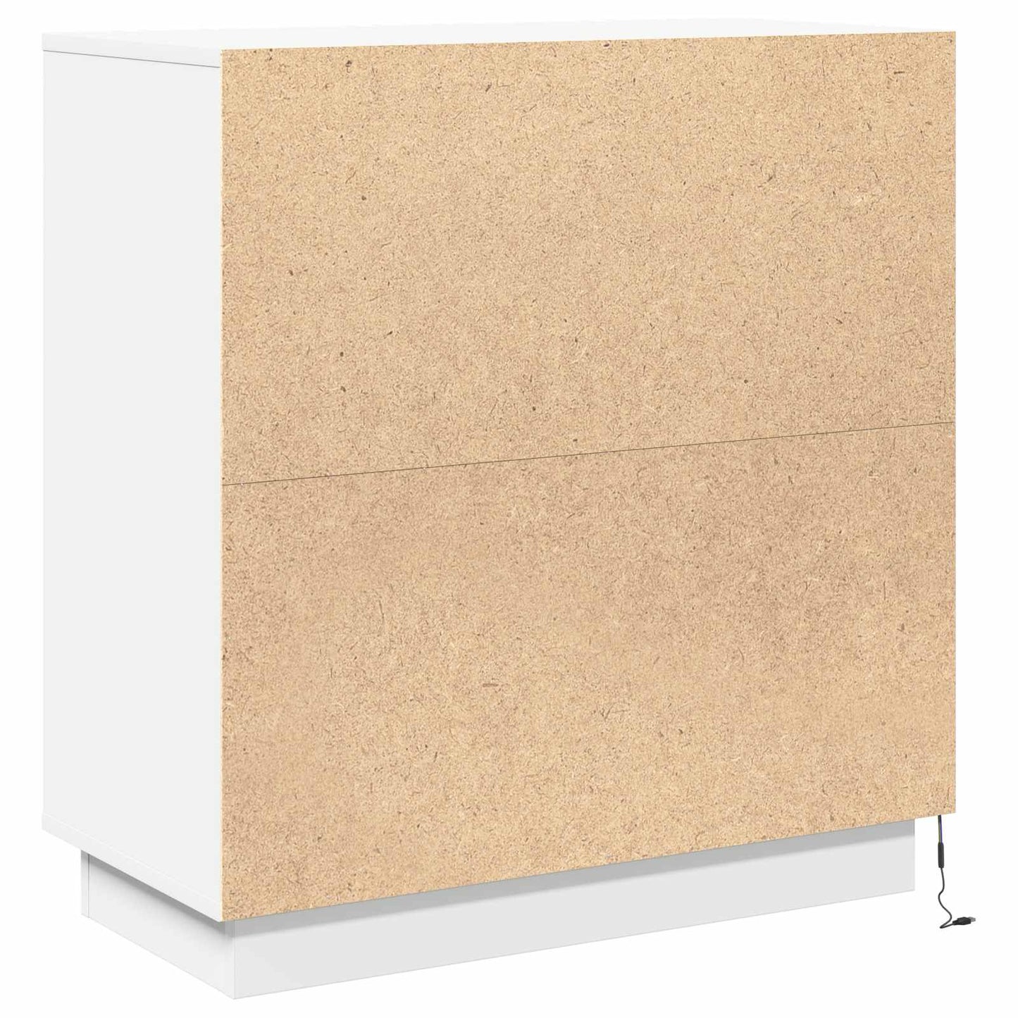 LED Sideboard for White 71 x 34.5 x 75 cm Engineered Wood