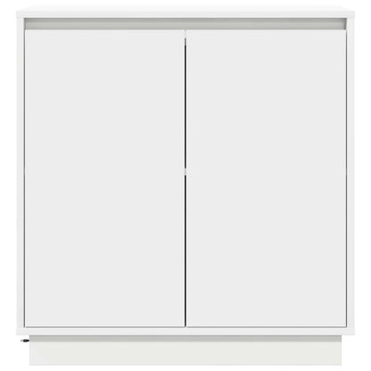 LED Sideboard for White 71 x 34.5 x 75 cm Engineered Wood