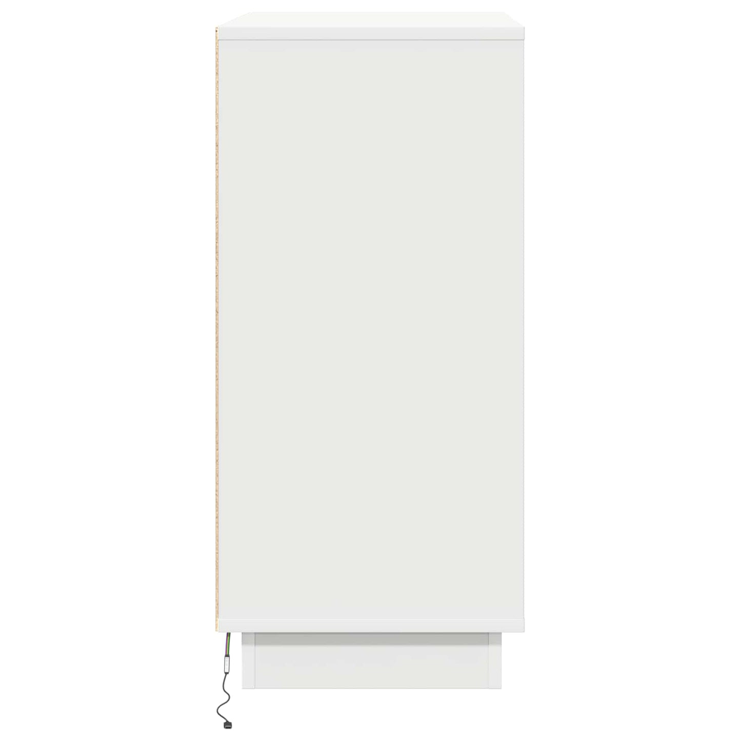 LED Sideboard for White 71 x 34.5 x 75 cm Engineered Wood