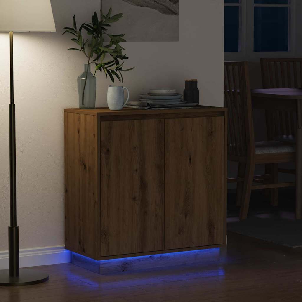LED Sideboard for Artisan Oak 71 x 34.5 x 75 cm