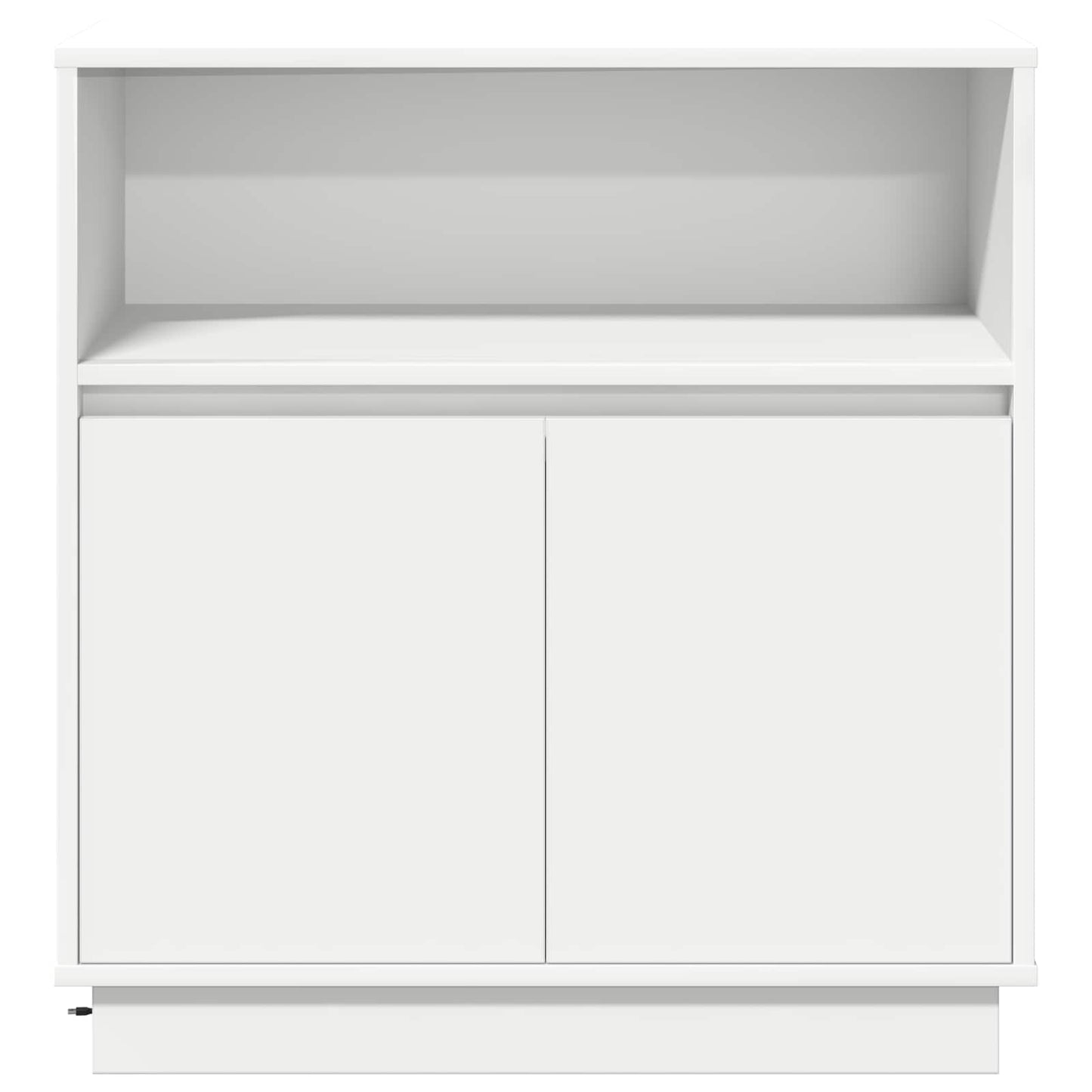 LED Sideboard White 71 x 34.5 x 75 cm Engineered Wood