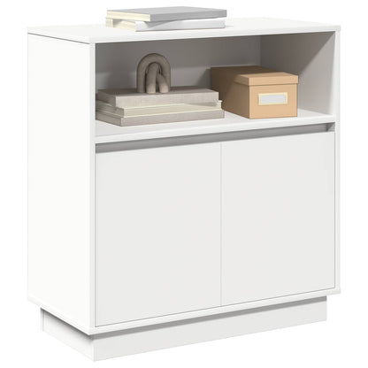 LED Sideboard White 71 x 34.5 x 75 cm Engineered Wood