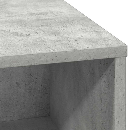 LED Sideboard Concrete grey 71 x 34.5 x 75 cm Engineered Wood