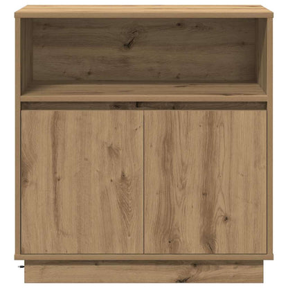 LED Sideboard Artisan Oak 71 x 34.5 x 75 cm Engineered Wood