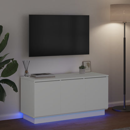 TV Cabinet White 100 x 38 x 49 cm Engineered Wood