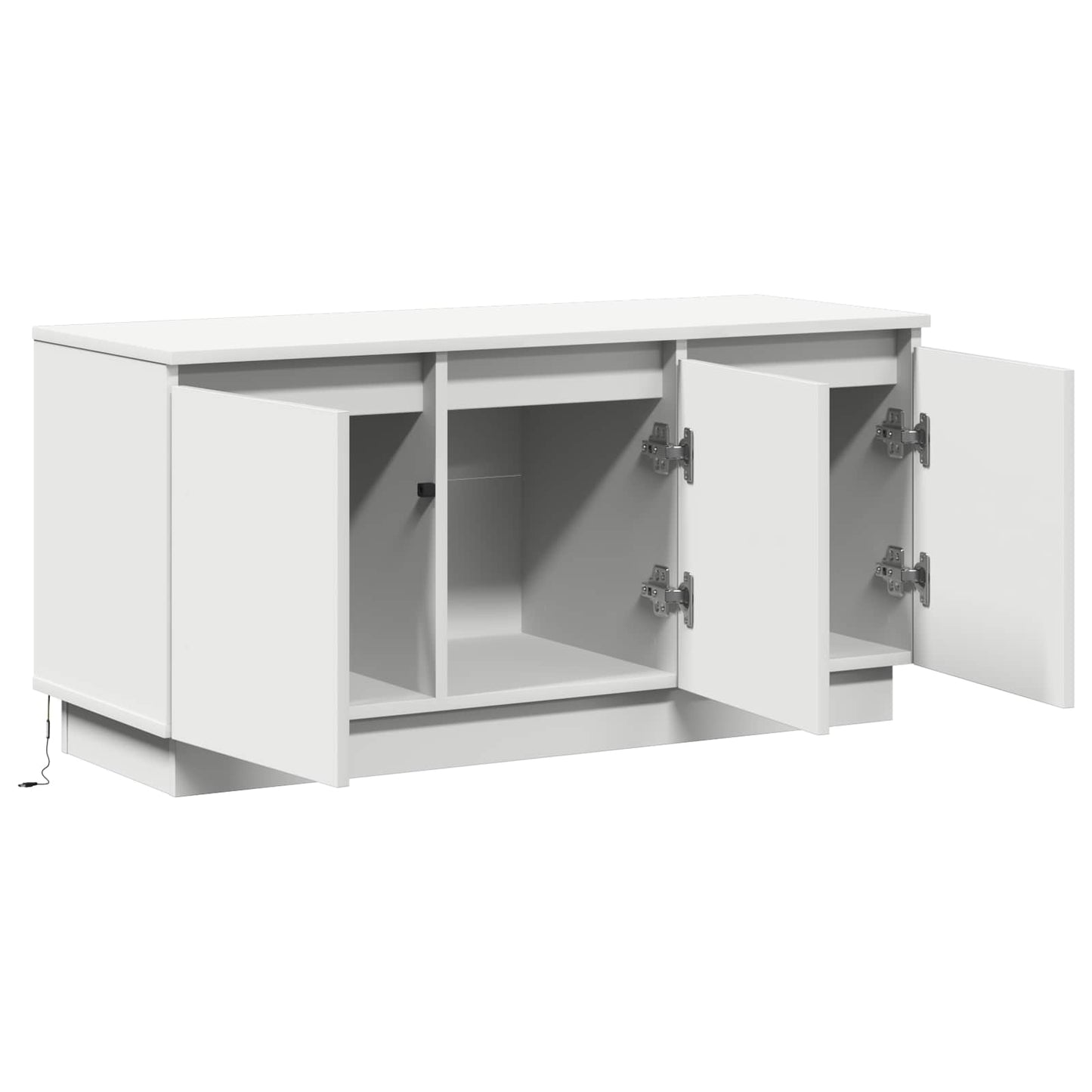 TV Cabinet White 100 x 38 x 49 cm Engineered Wood