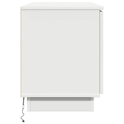 TV Cabinet White 100 x 38 x 49 cm Engineered Wood