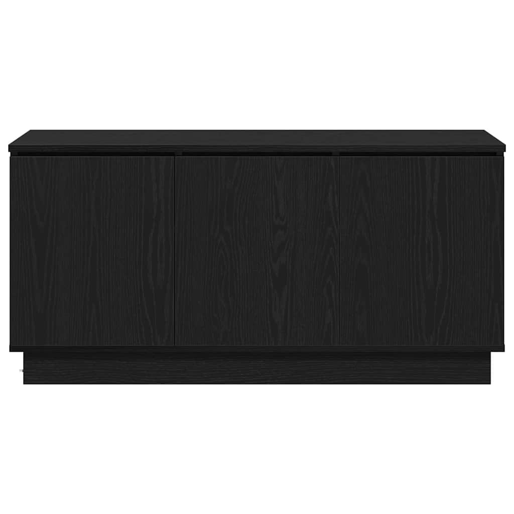 TV Cabinet Black Oak 100 x 38 x 49 cm Engineered Wood
