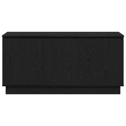 TV Cabinet Black Oak 100 x 38 x 49 cm Engineered Wood