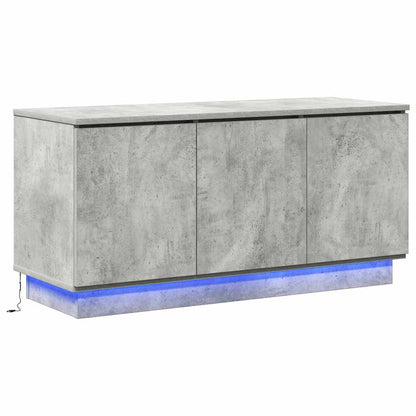 TV Cabinet Concrete Grey 100 x 38 x 49 cm Engineered Wood
