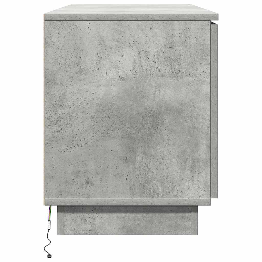TV Cabinet Concrete Grey 100 x 38 x 49 cm Engineered Wood