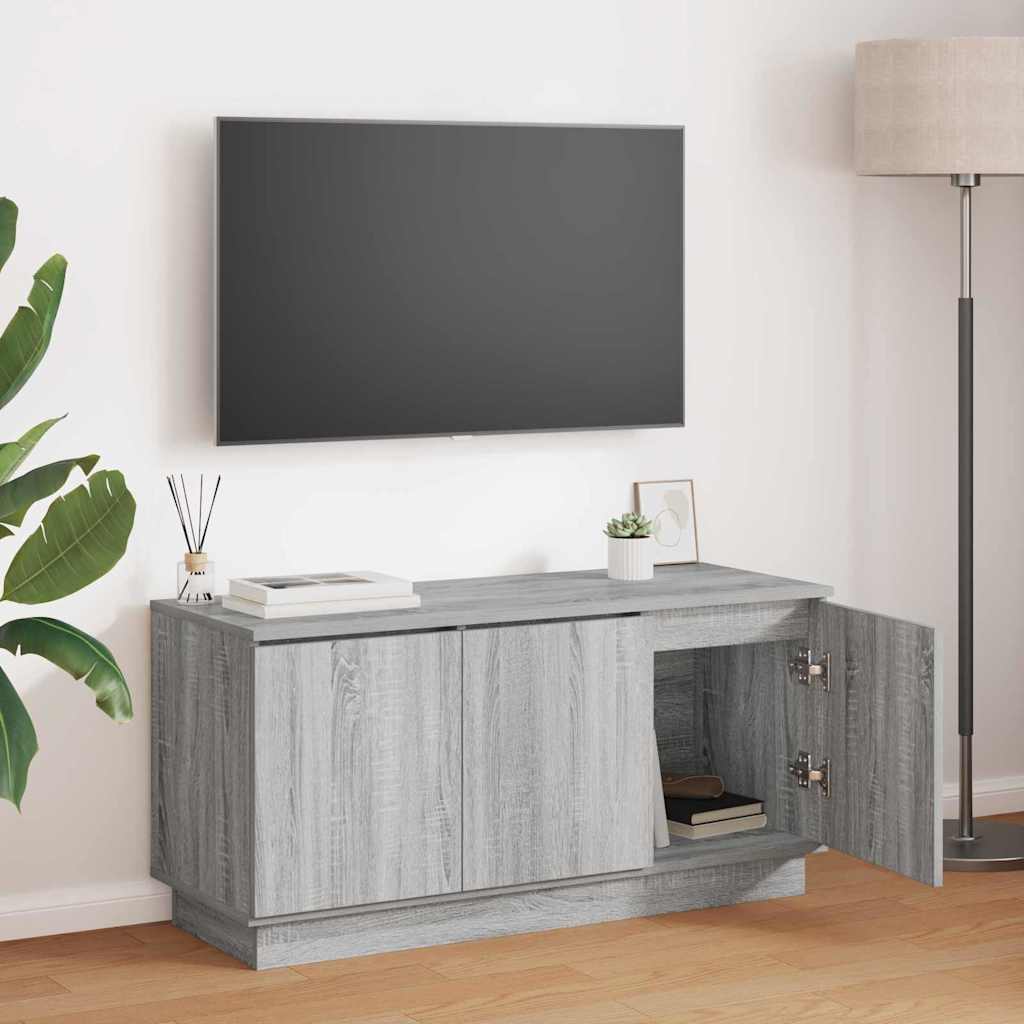 TV Cabinet Grey Sonoma 100 x 38 x 49 cm Engineered Wood