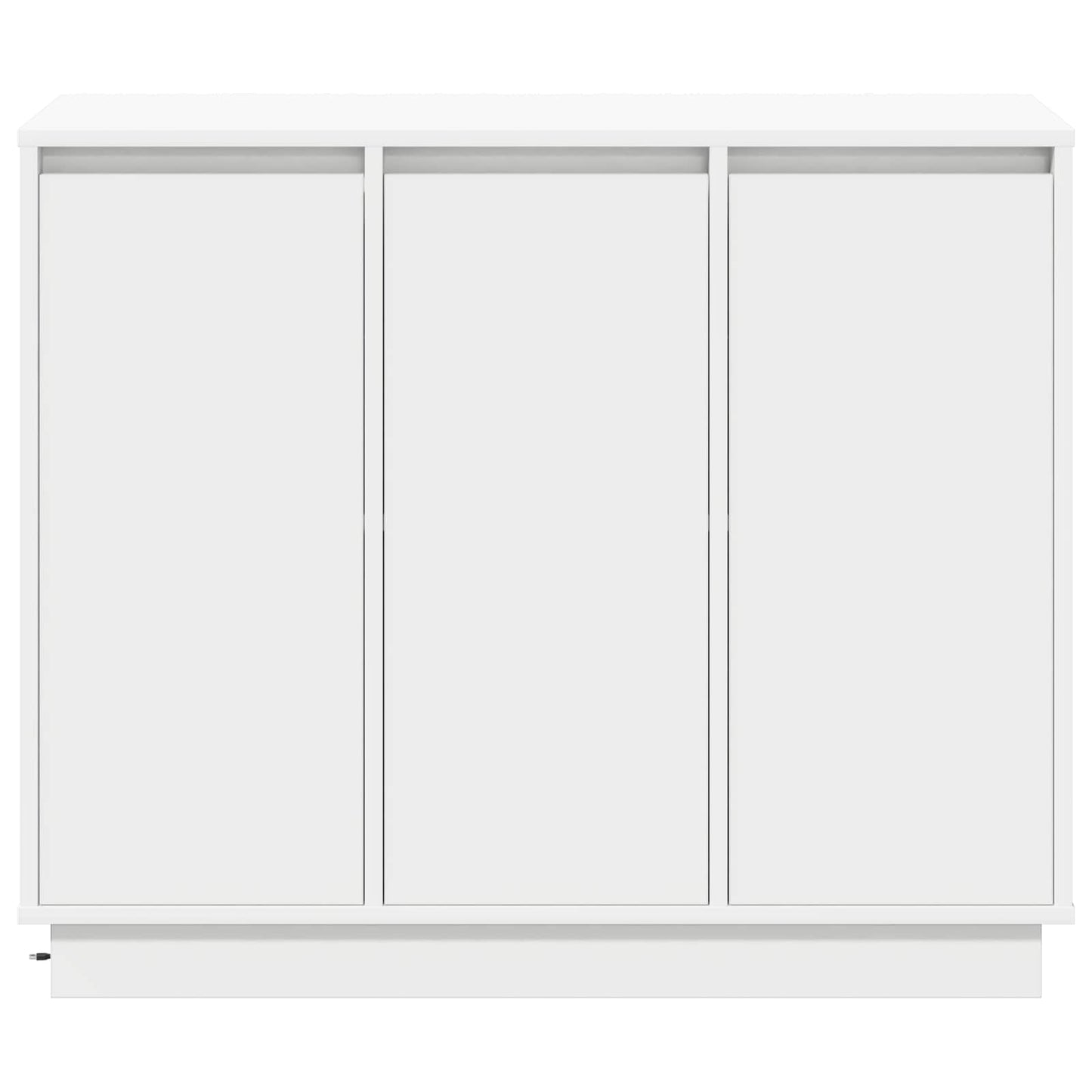 LED Sideboard White 90 x 32 x 75 cm Engineered Wood