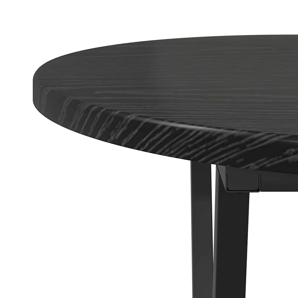 Coffee Table Black Oak 80 x 40 x 40.5 cm