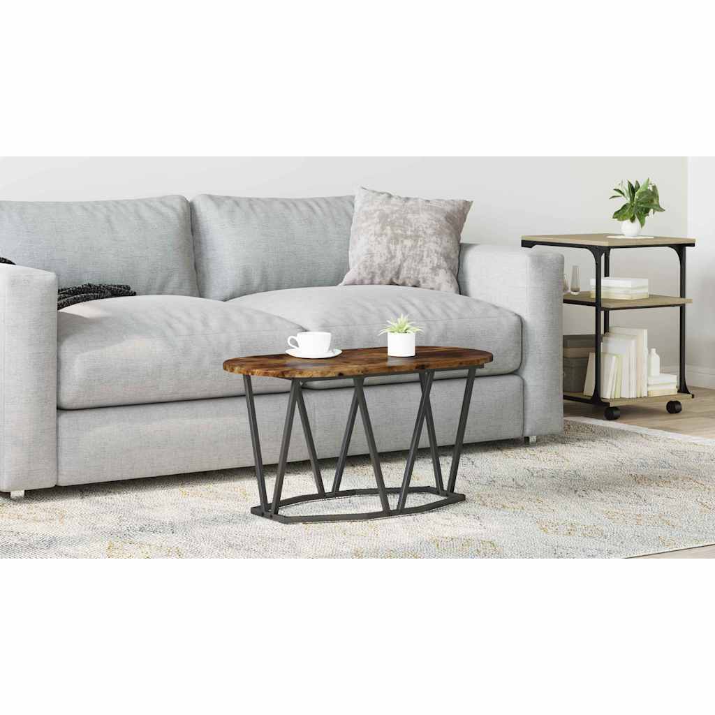 Coffee Table Smoked Oak 80 x 40 x 40.5 cm