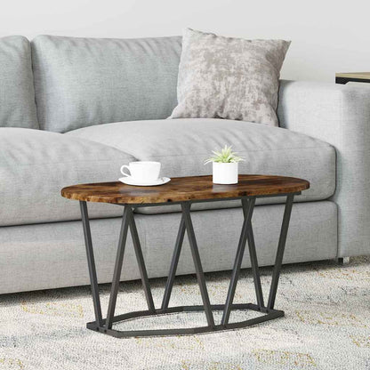 Coffee Table Smoked Oak 80 x 40 x 40.5 cm