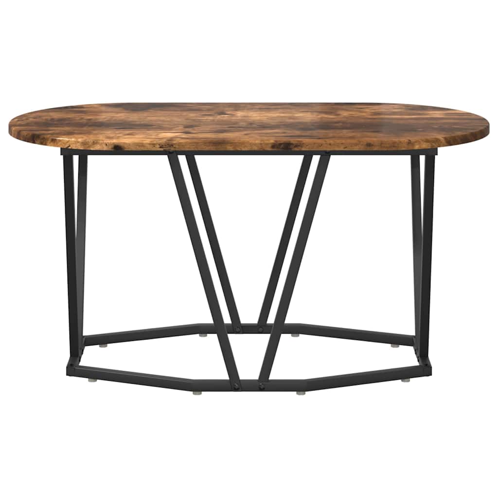 Coffee Table Smoked Oak 80 x 40 x 40.5 cm